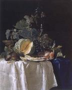 Aelst, Willem van Style life with fruits oil on canvas